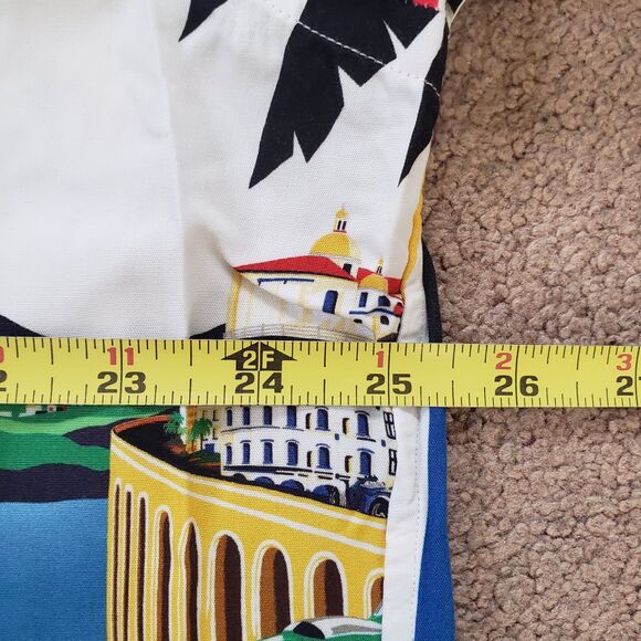 Polo Ralph Lauren Formula Racing Sz XL Classic Fit Prix Poster Woven Camp Shirt - Picture 8 of 8